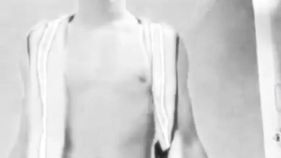 Schwarze Solo-Masturbation