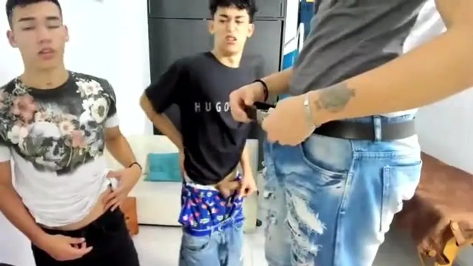 Latinos in Black Socks Enjoy Gay Cam Action