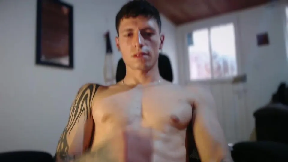 Gay Solo Masturbation on Webcam