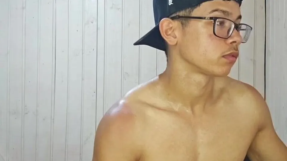 Muscular Latino Twink Barebacks