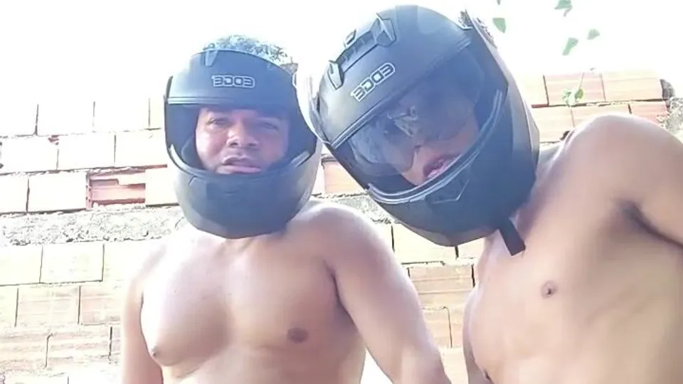 Latin Lovers Jerk Off Together