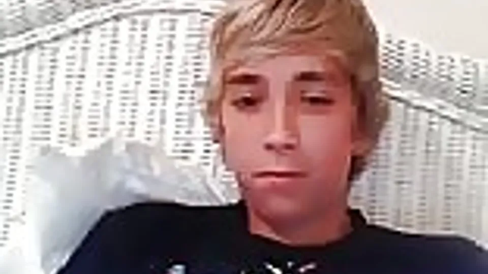 Blonde Teen Boy Handjob