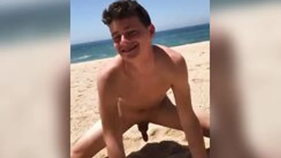 19 Year old Playing on Beach