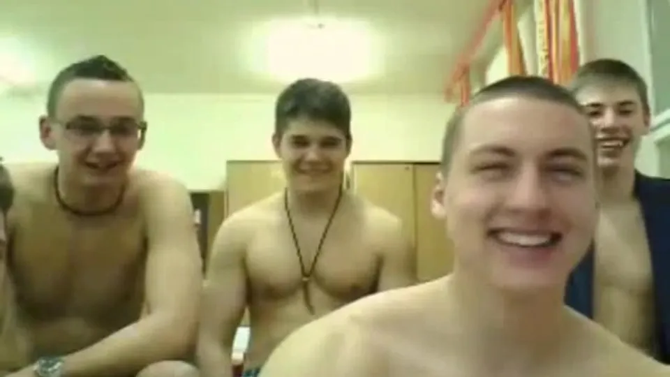 First Time Four Straight Guys Experiment with Gay Sex