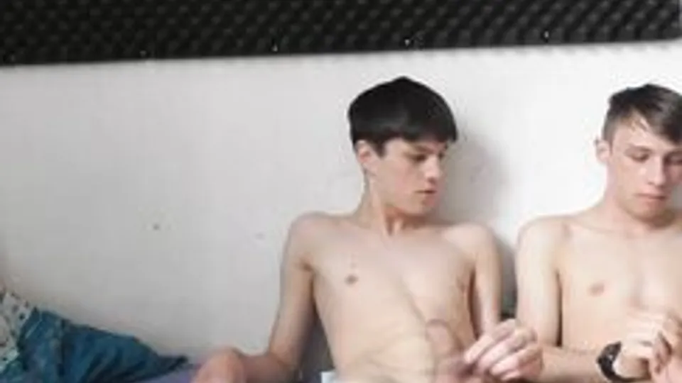 2 boys, 1 bed, one cam