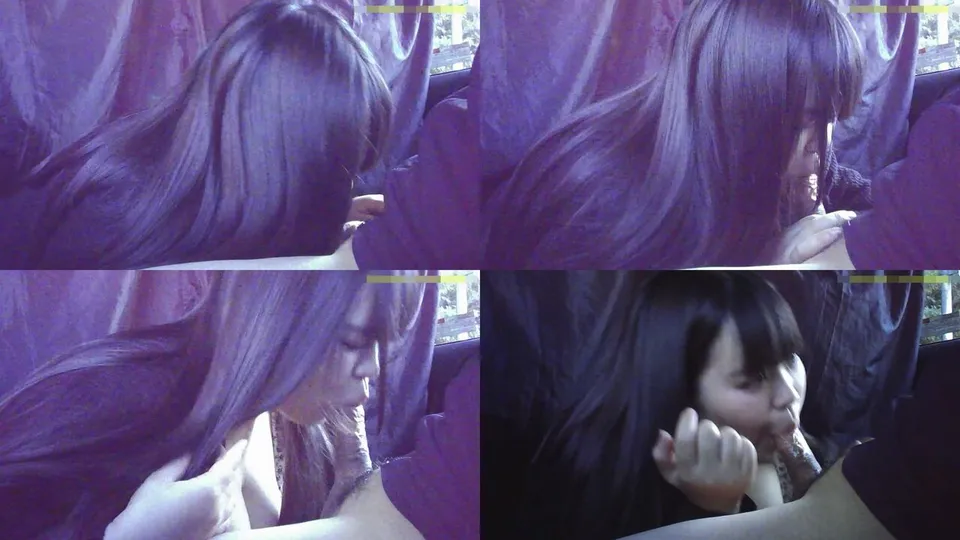 #2 Visual kei chubby college students blowjob in the car 2 