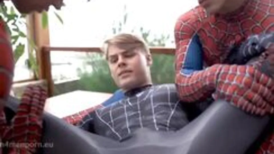 3 Bareback Super Heroes Twinks