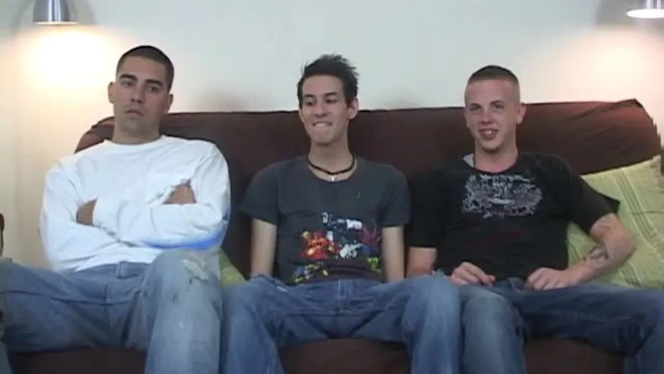 Twink Threeway: First Time Anal