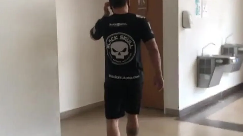 3'oclock time for an afternoon fuck in college restroom - ThisVid.com