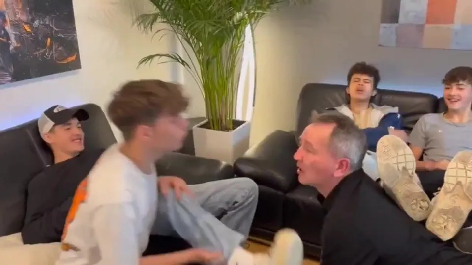 4 teenage boys dominate