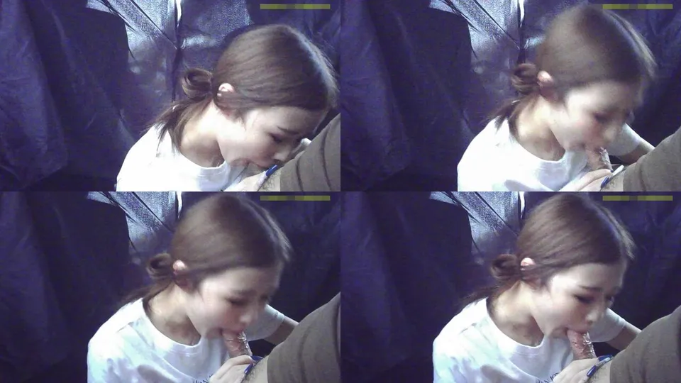 A blowjob in the car by Niko, a half-haired woman with outstanding style 