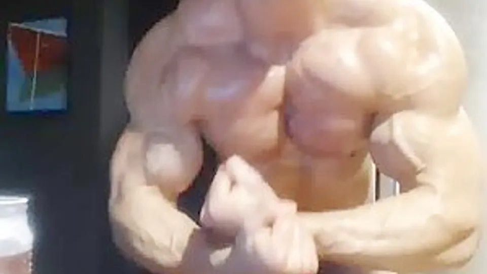 A grunting muscle monster