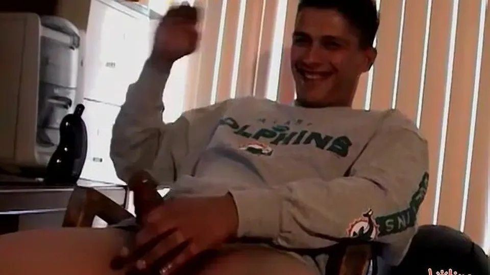 A guy with a big dick being fucked with a dildo until - ThisVid.com
