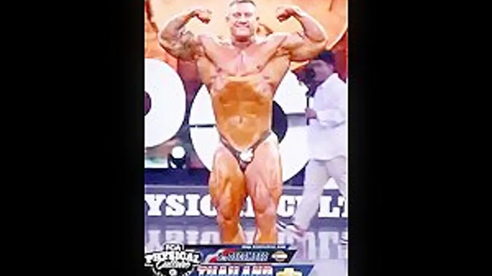 A hot tough bodybuilder