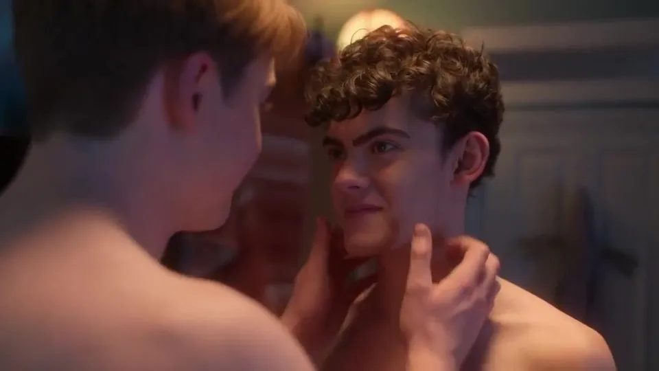 A scene from Heartstopper