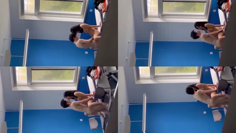 A young couple in a college classroom took off their clothes and carried out a reproductive ceremony 