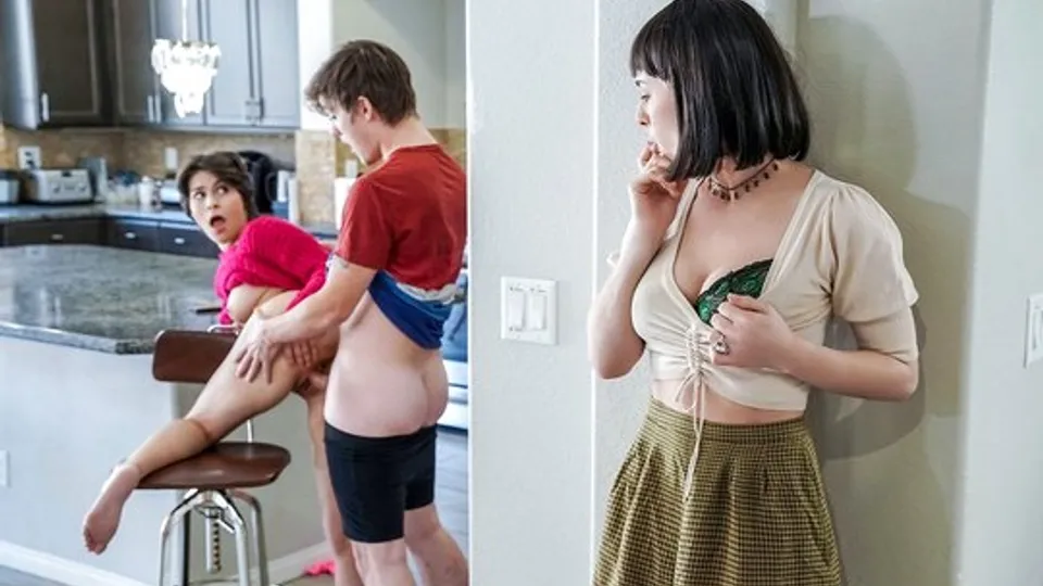 A young stepmother joined her stepson and his girlfriend