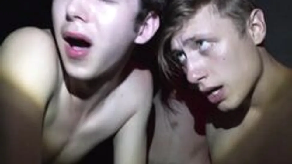 Twink Boy Gangbanged in House