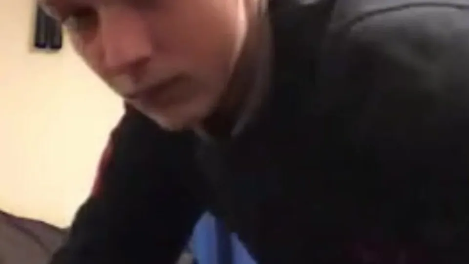 ABX Clips - British cutie unloads all over his bed sheets