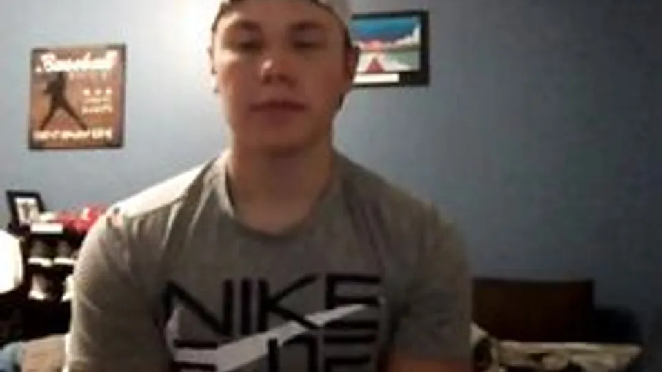[ABX][3][951] - Baseball jock jerking off and humping the bed