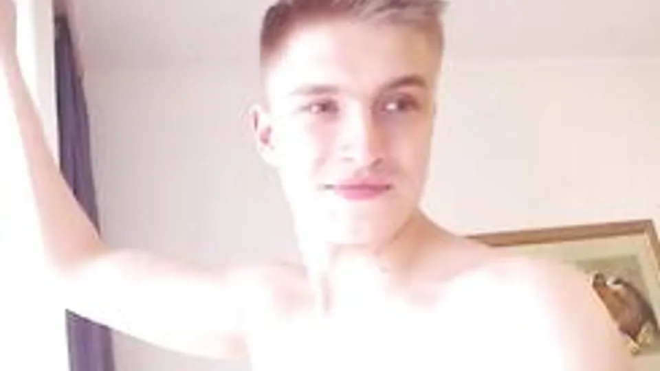 Twink Masturbates in House, Cums