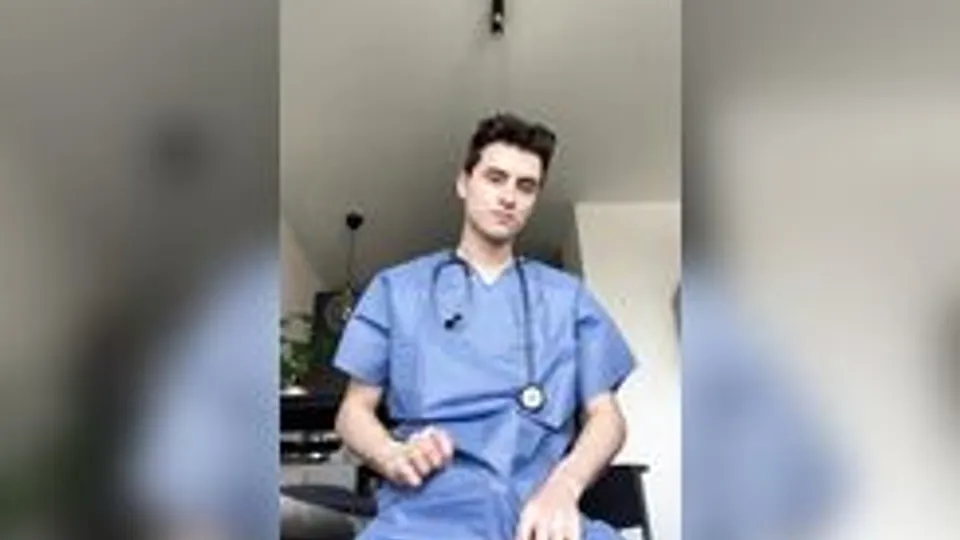 [ABX][4][436] - Young hot doctor masturbates