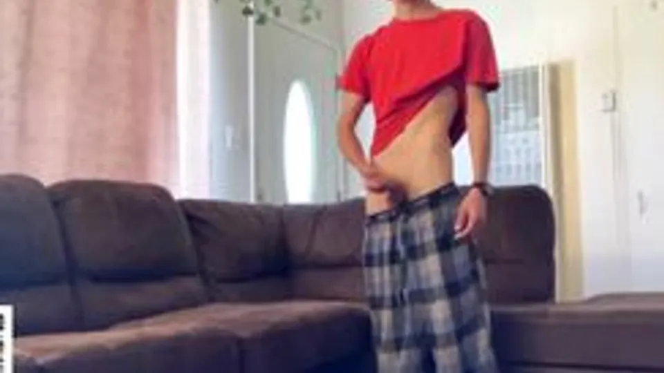 [ABX][4][776] - Gay teen model masturbates home alone while family is gone!