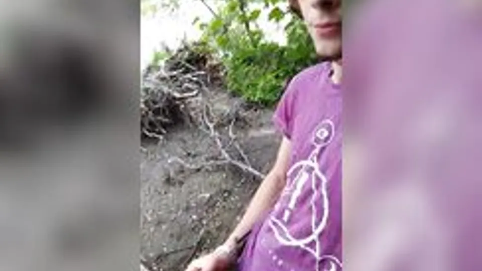 [ABX][4][823] - Peaceful masturbation by the river