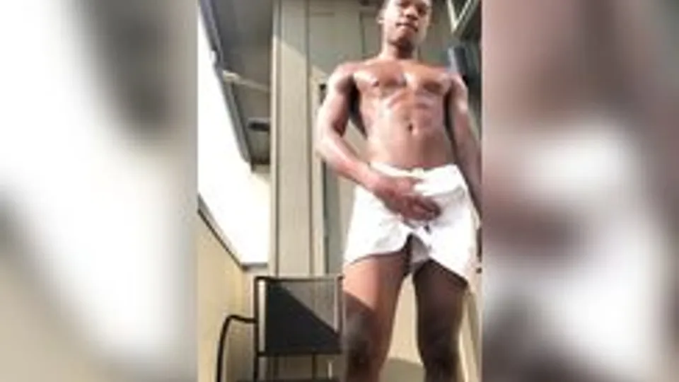 [ABX][4][887] - Hot and sweaty BBC cumming in public - Looking out for Neighbors