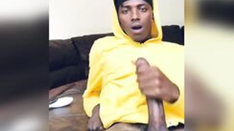 [ABX][A][104] Amateur black boy wanking and hot cumshot