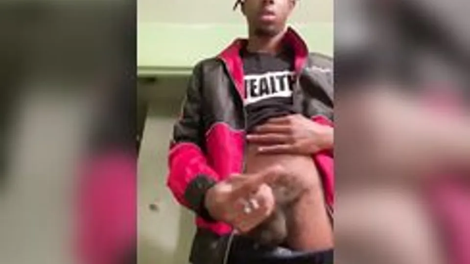 [ABX][A][105] Amateur black boy wanking and hot cumshot