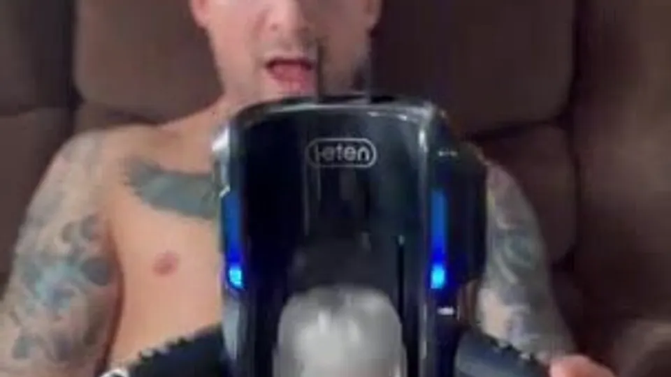 Aching Cock versus Masturbation Machine - ThisVid.com