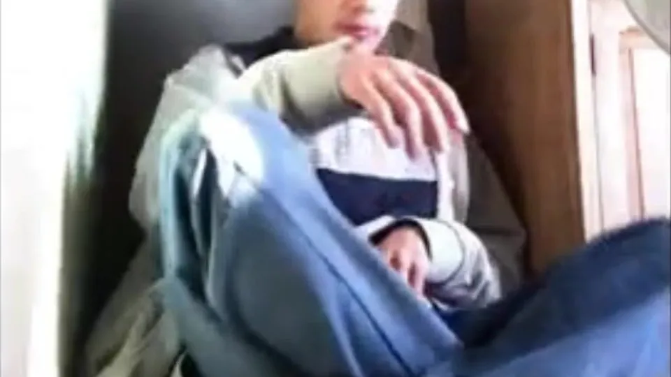 College Guy Cums on the Floor