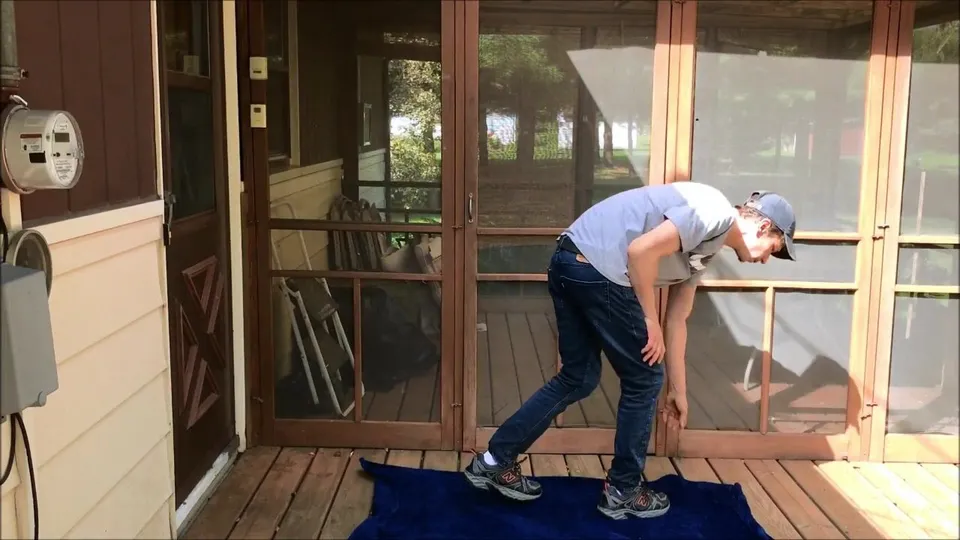 Outdoor Striptease and Cumshot