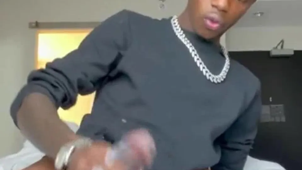 Black Teen with Big Cock