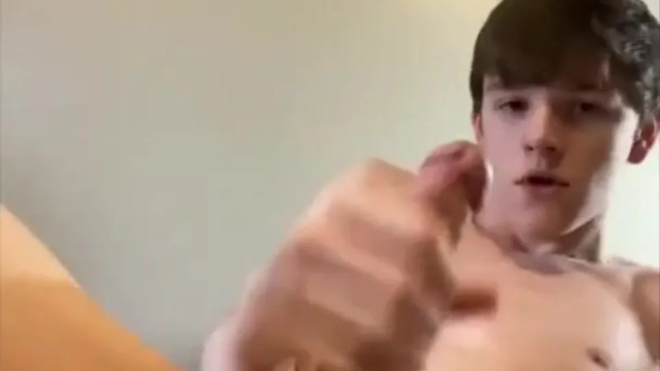 Teen Cums All Over Him