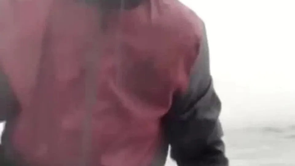 Teen in Cold Water