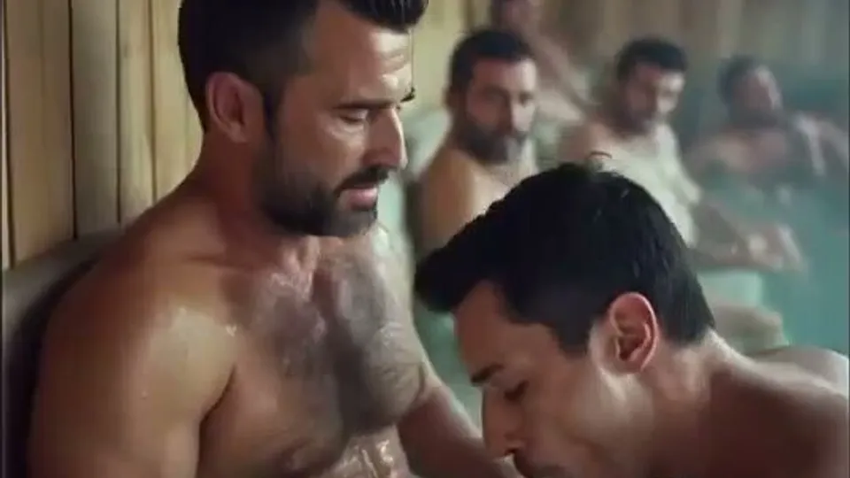 AI , sauna fuck - ThisVid.com