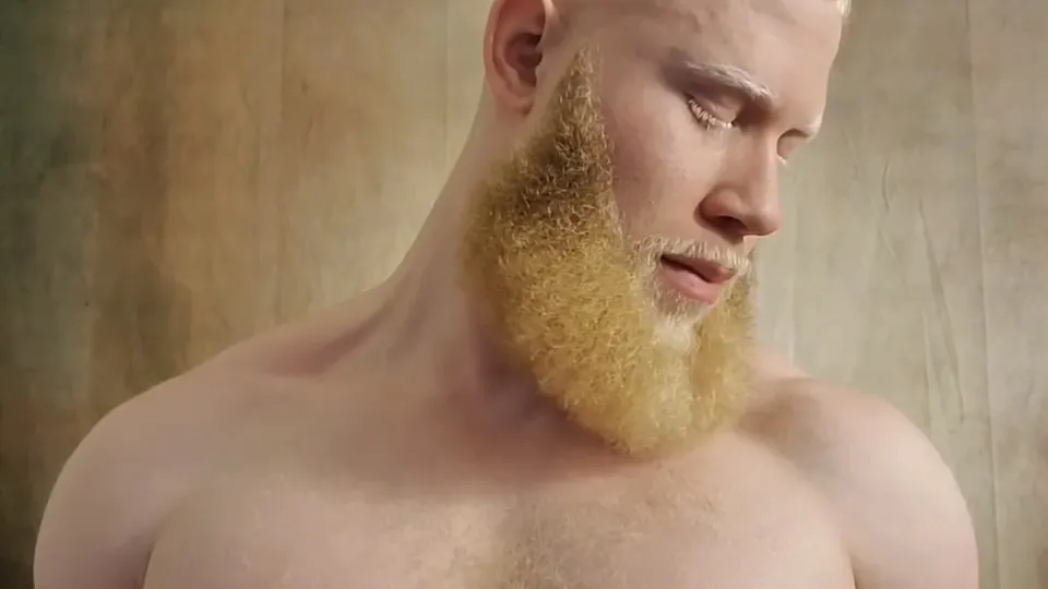 *ALBINO* alpha cums hands-free - ThisVid.com