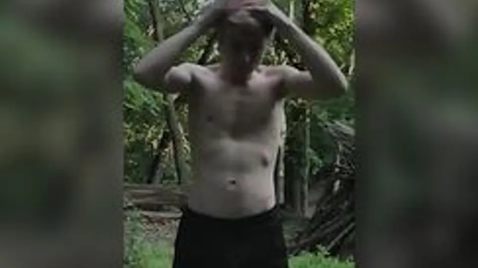 Twink Masturbates in the Woods