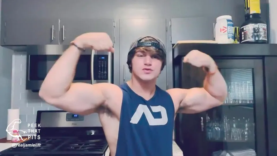 Alpha Dom Jamie Flexing Showing His Hairy Pits Part 1 - ThisVid.com