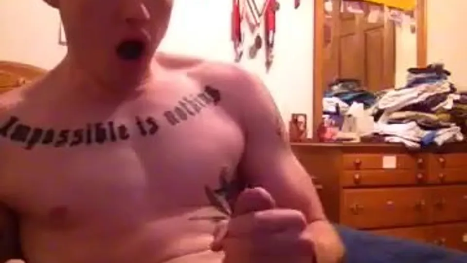 Amazed by His Own Jizz - ThisVid.com