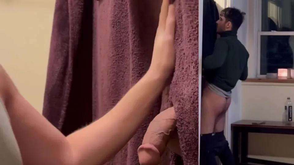 Anon hairy top serviced at gloryhole by slut bottom - ThisVid.com