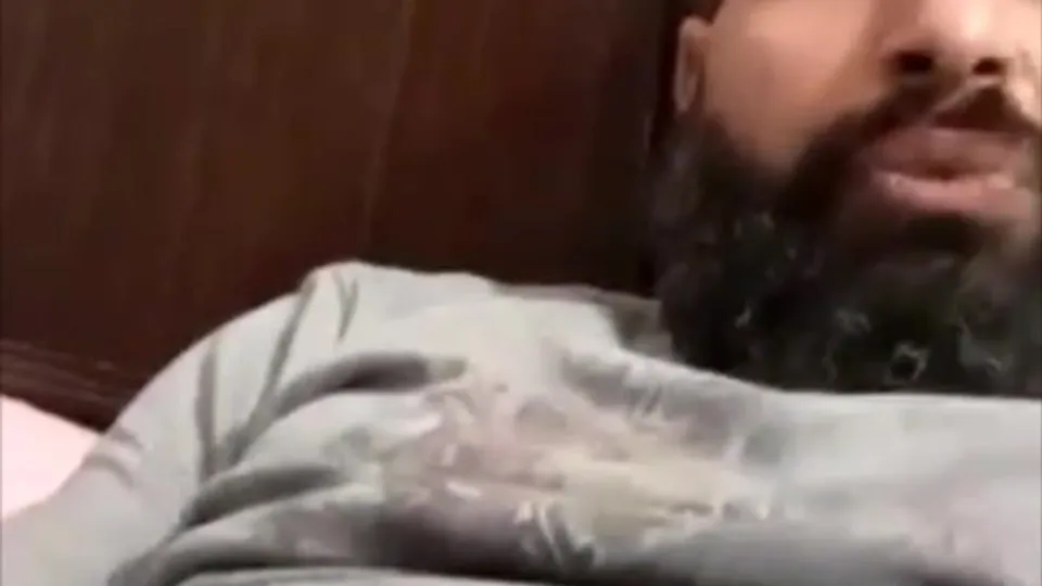 Arab Daddy Masturbating on Cam