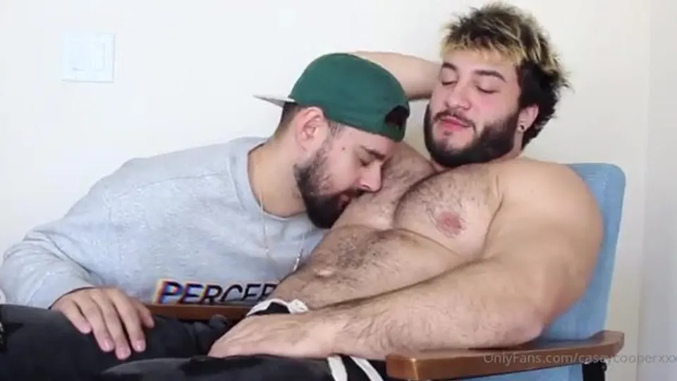 Muscular Man's Armpit Worship