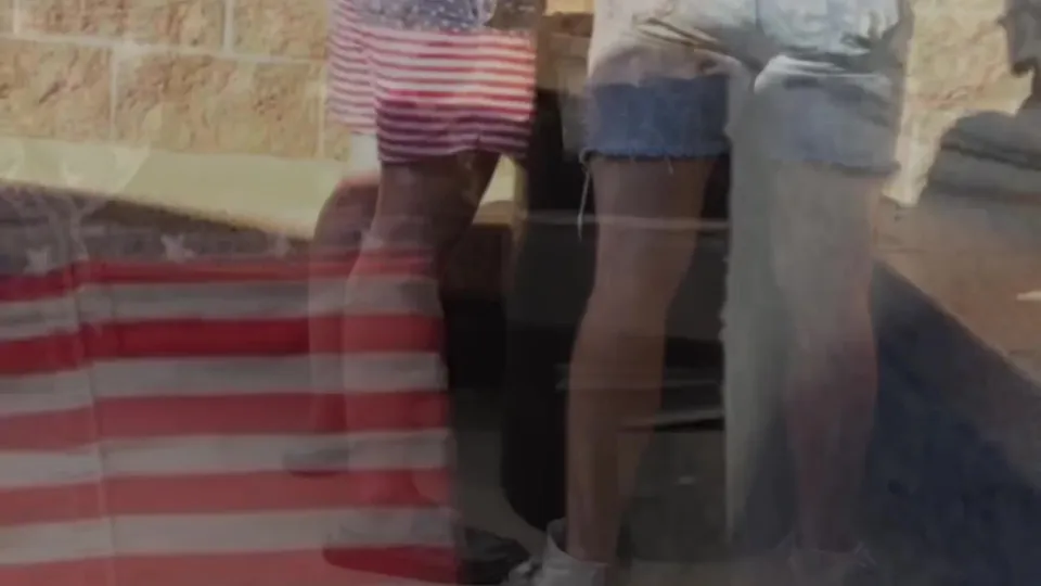 Army guys take a piss in a trash can at the beach - ThisVid.com