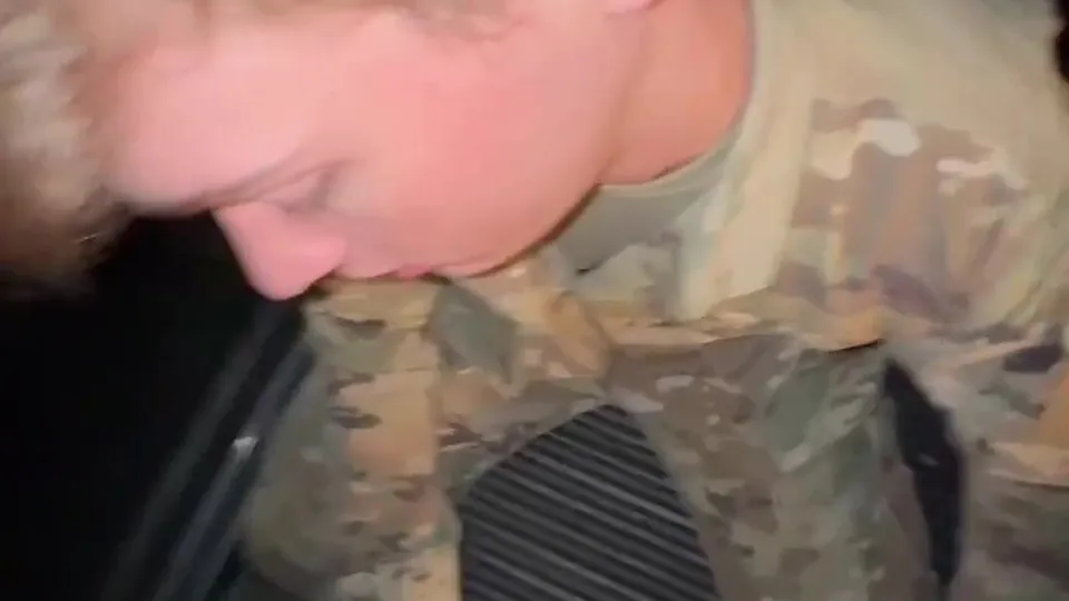Army soldier gets filled with cum