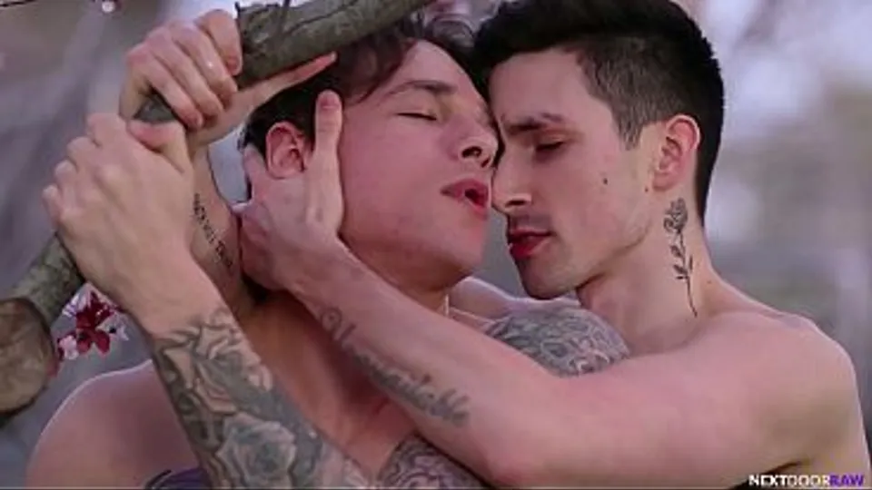 ASGMAX - FULL SCENE - Curious Tatted Stranger Has 1st Gay Fuck With Hot Jock In The Park /