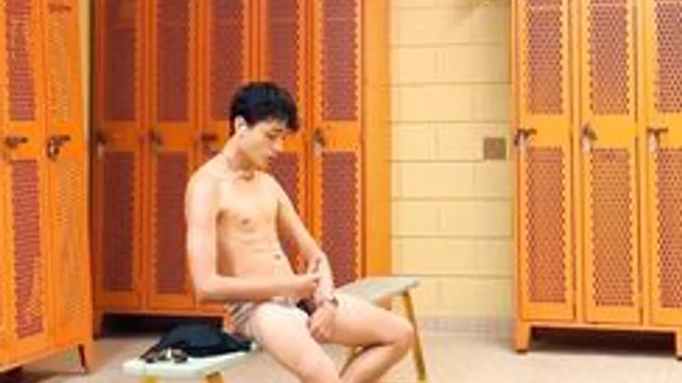 Asian Boy Wanks In The Lockerroom JH