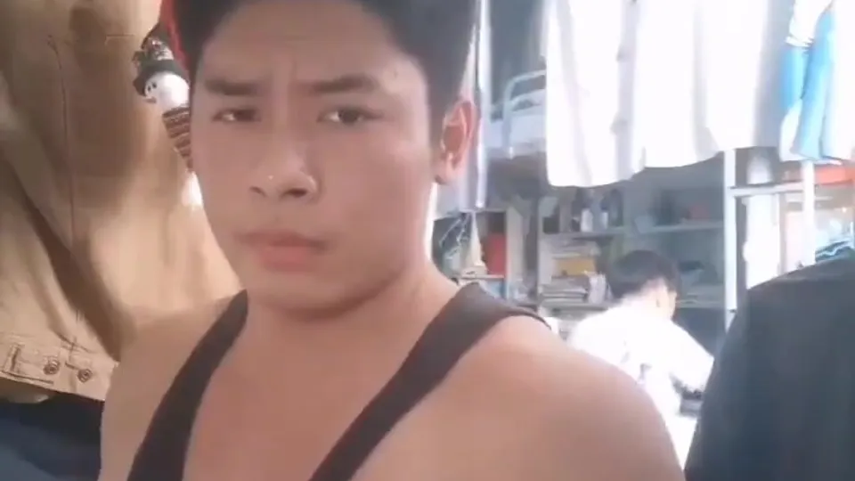 Asian Cums from Nipples Gets Interrupted - ThisVid.com